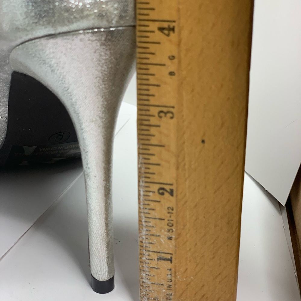 🎈 stiletto Silver Wear it once Size 6 👠 - Picture 6 of 9